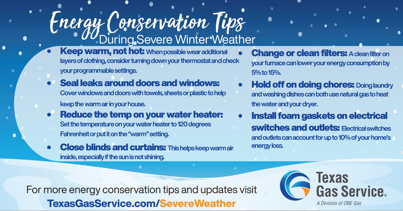 TGS Winter Weather Tips